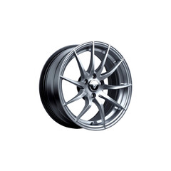 Obraz premium Stylish Silver Alloy Car Wheel Rim - Studio Shot