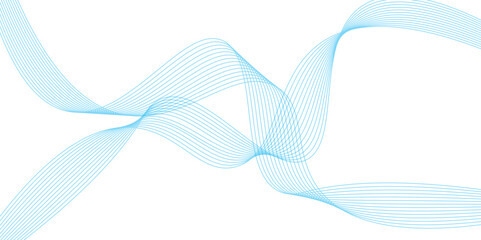 Abstract blue background with flowing lines and wave patterns, perfect for modern tech or business designs