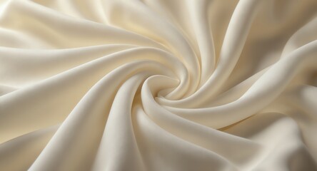 Obraz premium Swirl pattern of soft draped fabric material