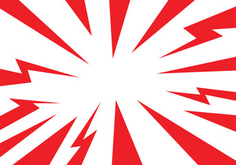 Abstract pixel art coloured ray beams and flash lightening on white background. Manga Sunburst Energy Time Speed Rays Animation. Anime background speed of stripes in pix elated style 
