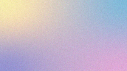 A soft, dreamy gradient background in pastel yellow, blue, lavender, and pink, with a subtle grainy texture. Perfect for ethereal designs, whimsical aesthetics, social media, and modern art.