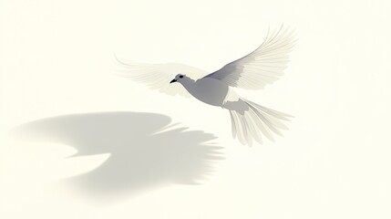 Obraz premium Bird in flight pose vector logo design with white background.