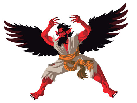 tengu japanese folklore mythology creature