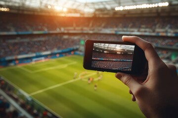 Capturing the Excitement of Live Sports in Stadium with Smartphone