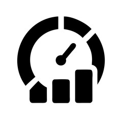 performance metric icon vector illustration