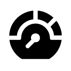 performance meter icon vector illustration