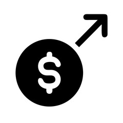 dollar sign icon vector illustration