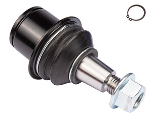 Auto suspension parts, stabilizer bar on a white background