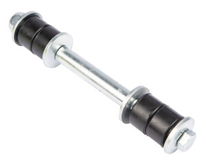 Auto suspension parts, stabilizer bar on a white background