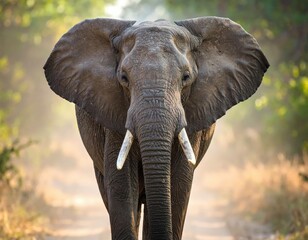 Sabiduría en las Arrugas: Primer Plano del Elefante, Generated image