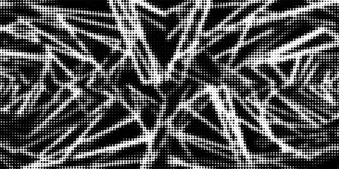 Background with monochrome dotted texture. Polka dot pattern template. vector ilustration