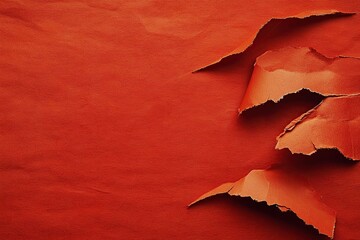 Photo of a red paper with question marks on it, partially torn to reveal more paper underneath