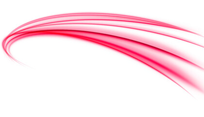 abstract red swoosh, red wave isolated on white