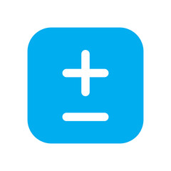 Fototapeta premium plus minus sign