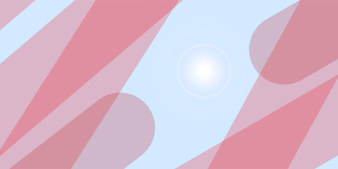 Paper Cut red color background abstract art vector