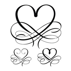 Infinite Love Symbols Variations