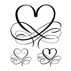 Infinite Love Symbols Variations
