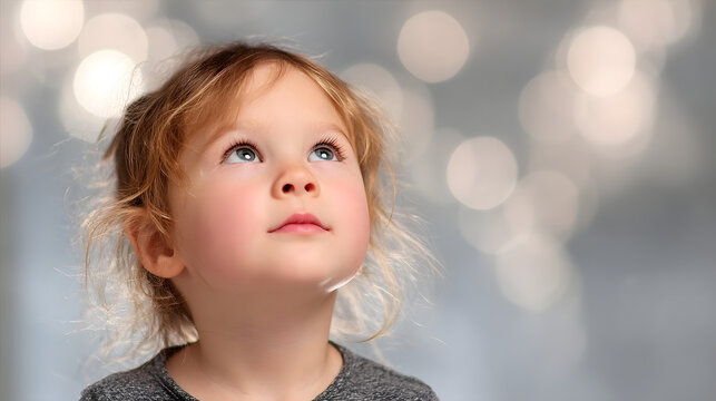 Learning in Action: Child Pointing or Reading with Blank Background for Educational Use captures focused and curious moment discovery. Whether pointing something exciting or deeply engaged in reading,