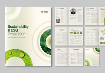 Sustainability and ESG Report Template