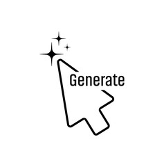 ai generated icon on white background	