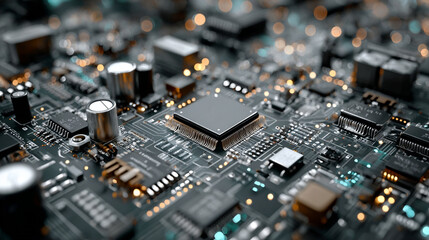 Minimalistic vector-style schematic illustrations of printed circuit boards. Ideal for educational visuals, tech infographics