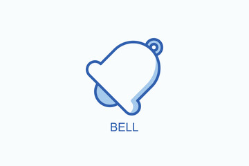 Bell Icon Or Logo Isolated Vector Illustration