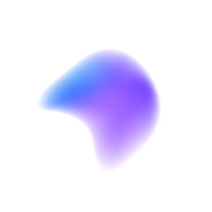 Iridescent chrome drops or hologram irregular freeform organic shapes. Color gradient circle backgrounds, abstract colors blend mesh with soft neon light, shapes. PNG	