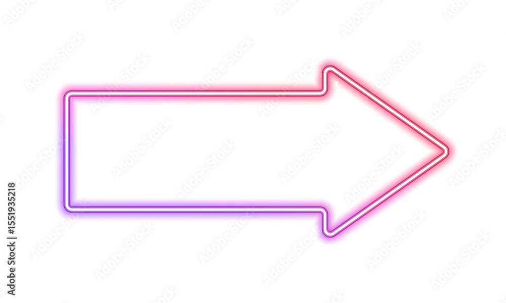 Poster glowing neon arrows-pointers on transparent background png, arrows-pointers on expressway, computer 