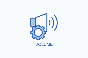 Volume Icon Or Logo Isolated Vector Illustration