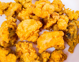 Chicken pok pok or crispy fried chicken 
