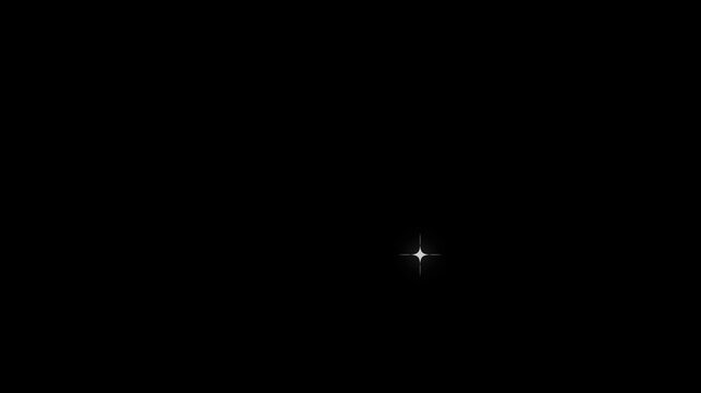 Star twinkle light stars sparkling, Starry night sky, in Adobe After effects sparkling stars animation, Sparkling milky way stars twinkle shine on black screen background Animation. 4k...