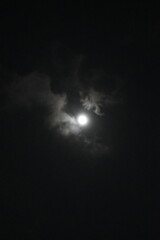 moon and clouds