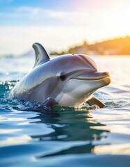 Ojos Inteligentes: Primer Plano del Delfín, Generated image