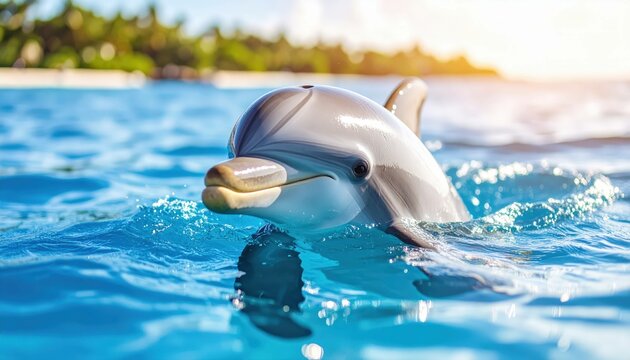 Ojos Inteligentes: Primer Plano del Delf&iacute;n, Generated image