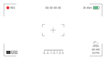 Transparent Camera view Recording Design