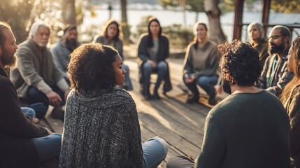 Group Therapy Session Outdoor
