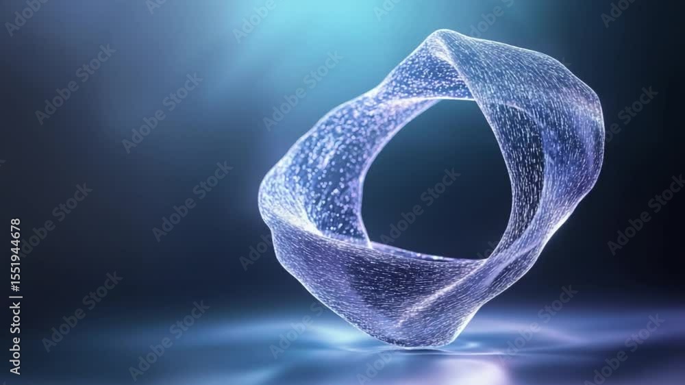 Poster abstract nebula ring: this image captures a mesmerizing, ethereal ring of cosmic energy, illuminated