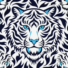 Seamless tiger skin pattern
