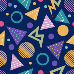 Obraz premium seamless pattern with colorful stars