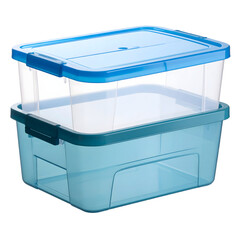 Organizing storage solutions clear plastic containers in modern home environment