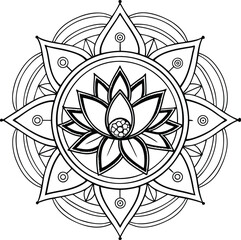 zen mandala sacred geometry