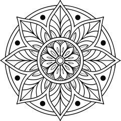 boho mandala coloring free spirit