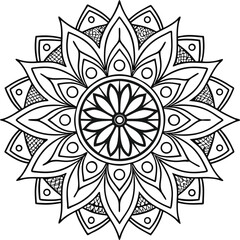 boho style mandala pattern