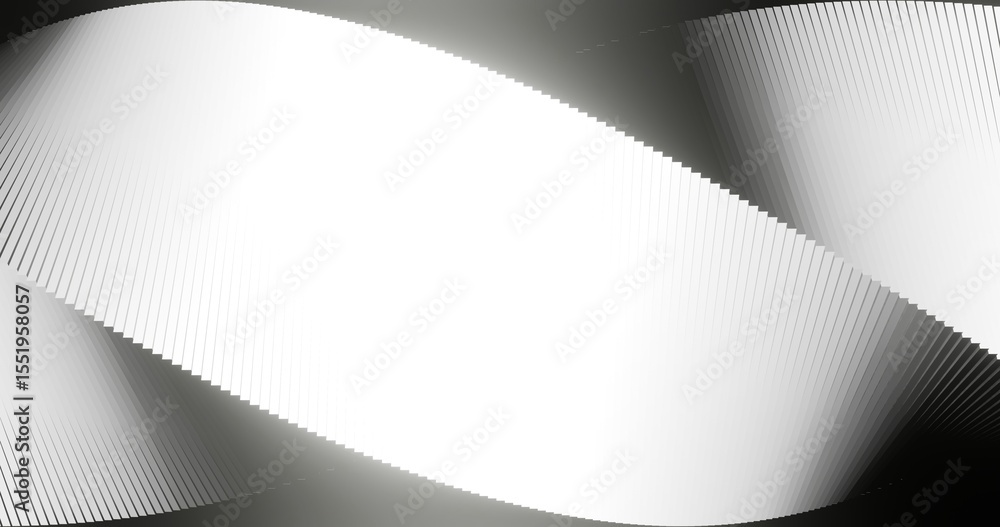 Aufkleber abstract white background spiral geometric pattern of design 3d render
