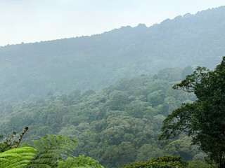 Beautiful landscape of mountain valley highlands, a tropical paradise of healing places,...