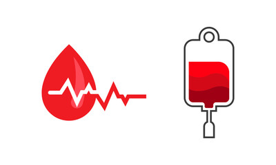 Blood Donation Lifeline, Heartbeat, Red Cross, Health, Vital, Donate, Life, Blood Bag, Pulse
