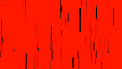 Black digital pixel effect on red background 4k backdrop