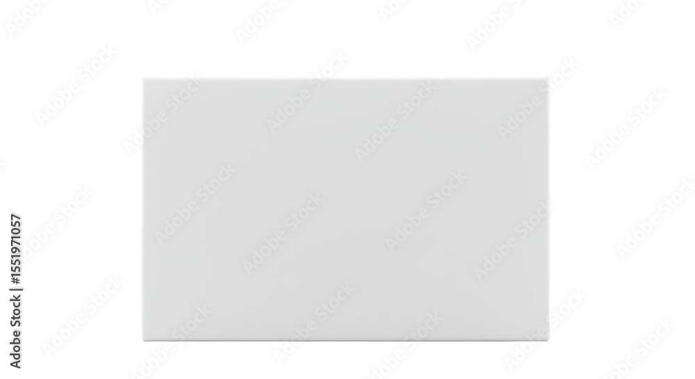 Poster expansive transparent blank visual field with empty contours, against an infinite minimalist studio 