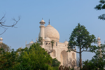 Agra, Uttar Pradesh, India: Day trip to The Taj Mahal is an ivory-white marble mausoleum on the...