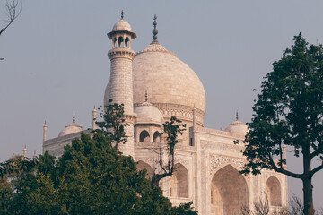 Agra, Uttar Pradesh, India: Day trip to The Taj Mahal is an ivory-white marble mausoleum on the...